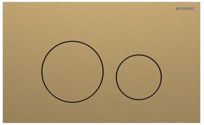 Geberit Sigma40 Actuation Plate / Brushed Brass