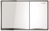 Geberit Sigma60 plaque de déclenchement double touche verre blanc série 2016.