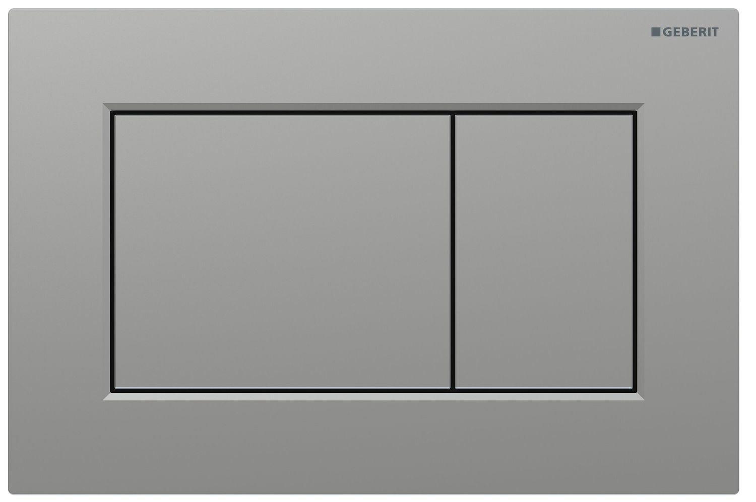 Geberit Sigma01 Square Actuation Plate / Matte Chrome