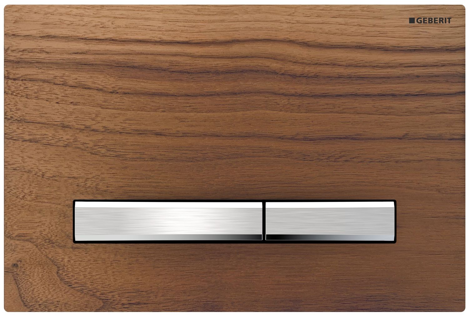 Geberit Sigma50 Trigger Plate / American Walnut - Chrome