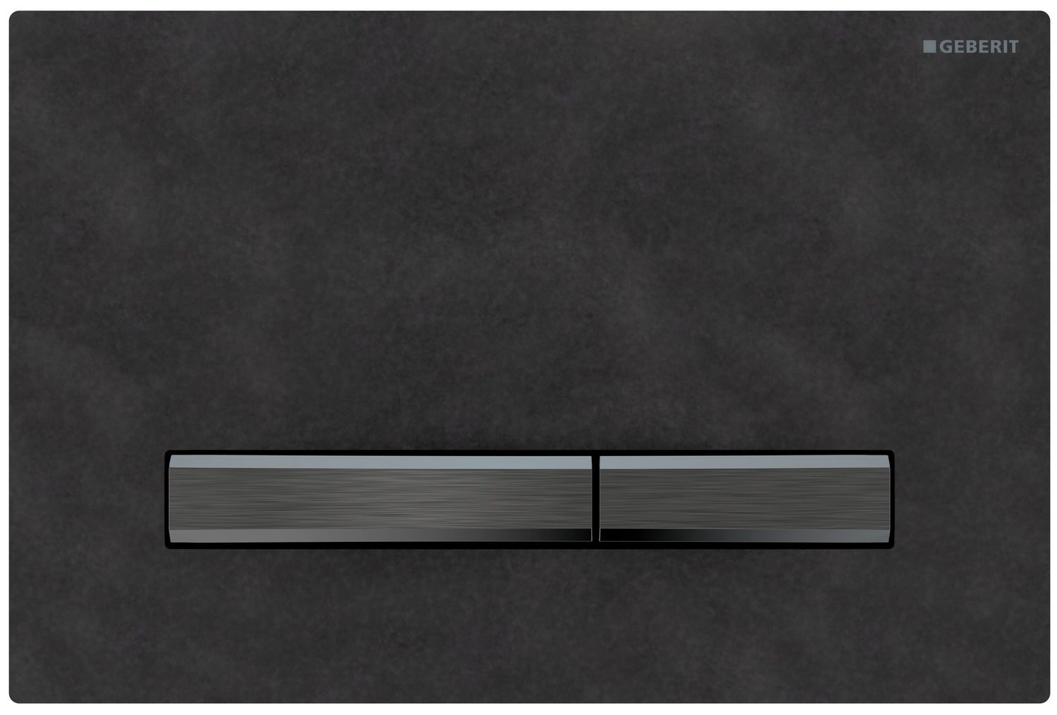 Geberit Sigma50 Trigger Plate / Mustang Slate - Black Chrome