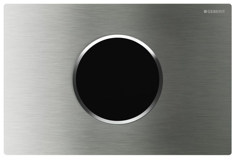 Plaque de déclenchement infrarouge Geberit Sigma10 électronique pour réservoir à encastrer Sigma 12 cm / Acier inoxydable brossé