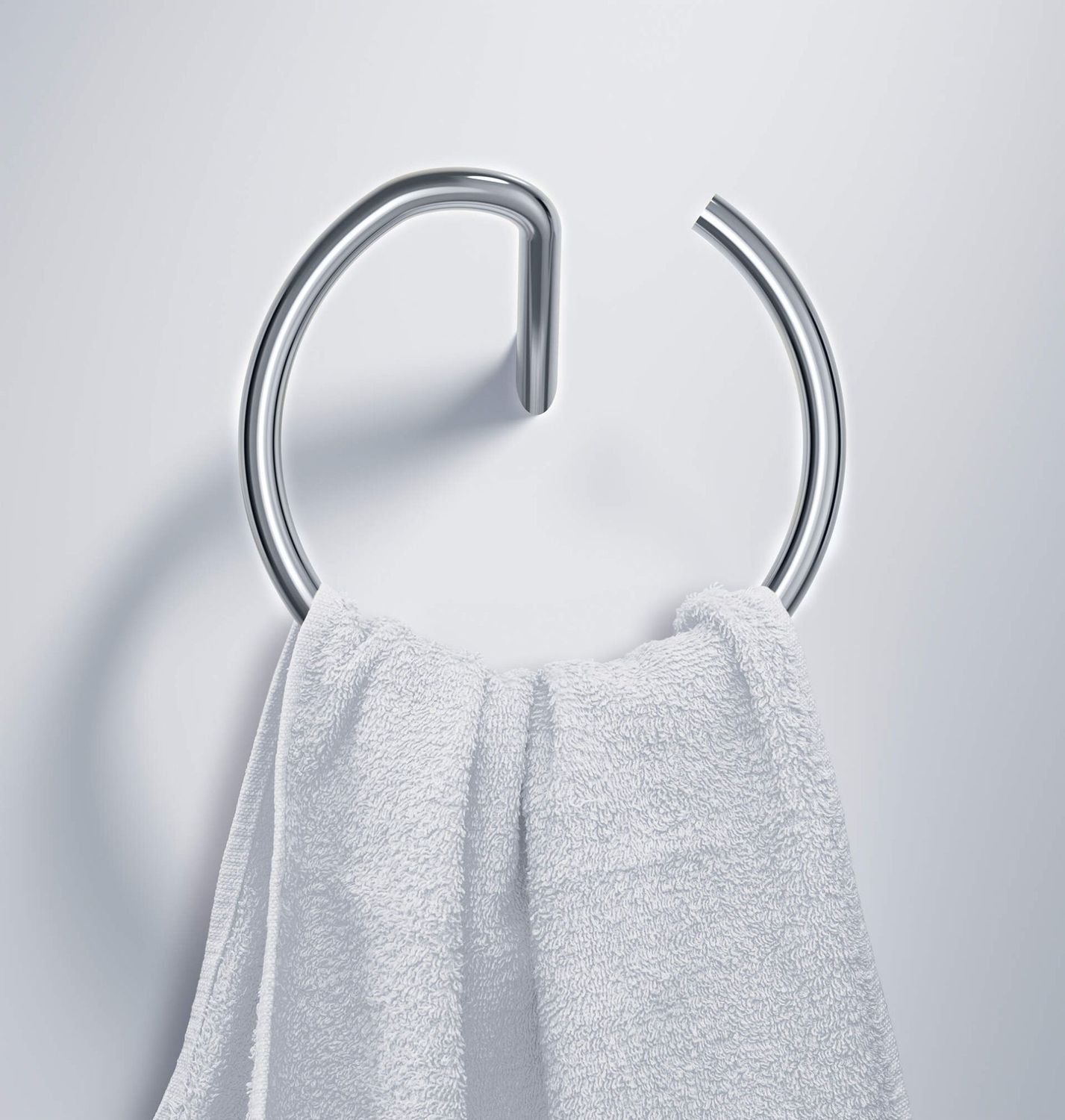 Deante Silia Chrome Towel Ring