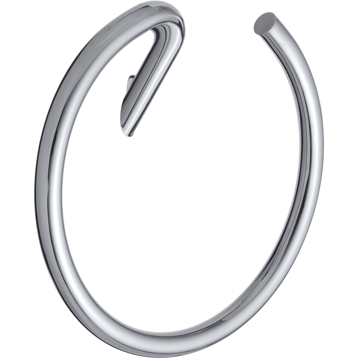 Anneau porte-serviette Deante Silia en chromé