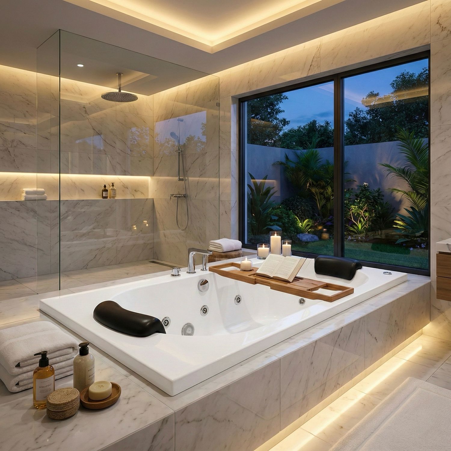 Simple Novospace Hydromassage Bathtub 170 x 75 cm