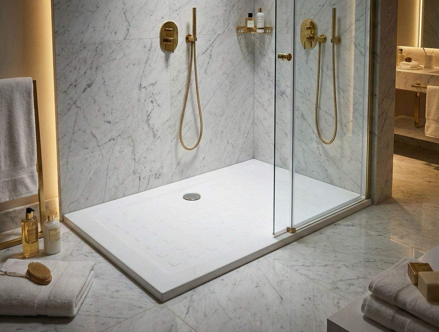 Tahos Shower Tray 100 x 80 cm without drainage