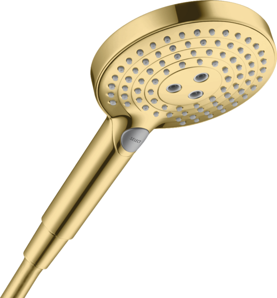 Hansgrohe Raindance Select S 120 Hand Shower 3 Jets in Polished Gold