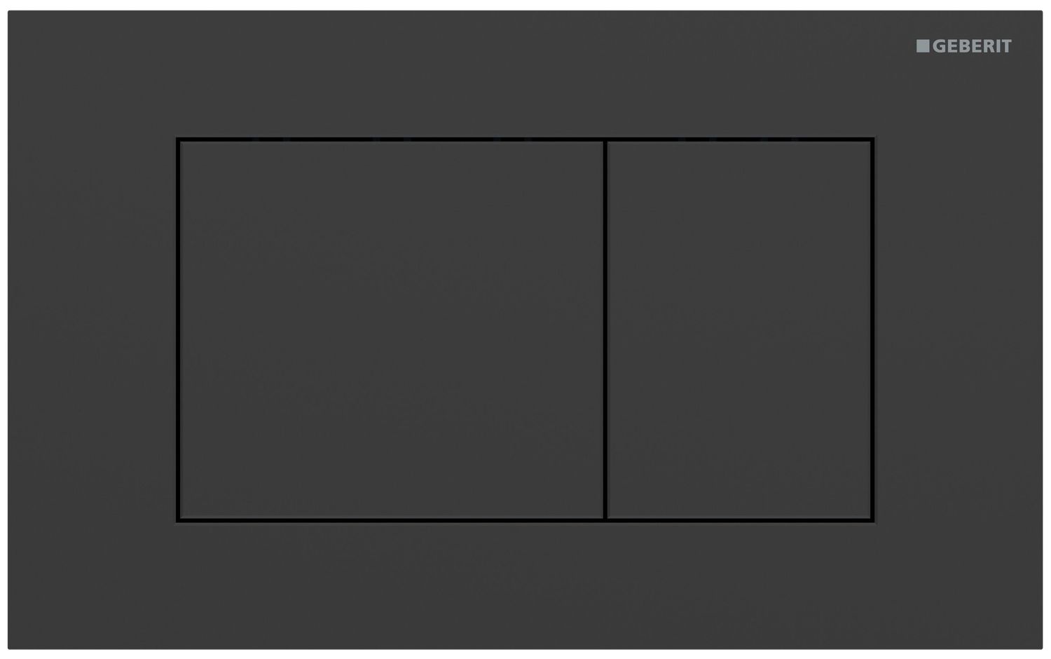 Geberit Sigma40 Square Flush Plate / Matte Black