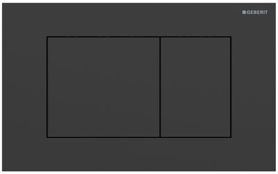Geberit Sigma40 Square Flush Plate / Matte Black