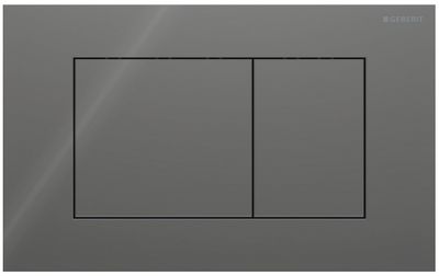 Geberit Sigma40 Flush Plate square / Velvet Gray
