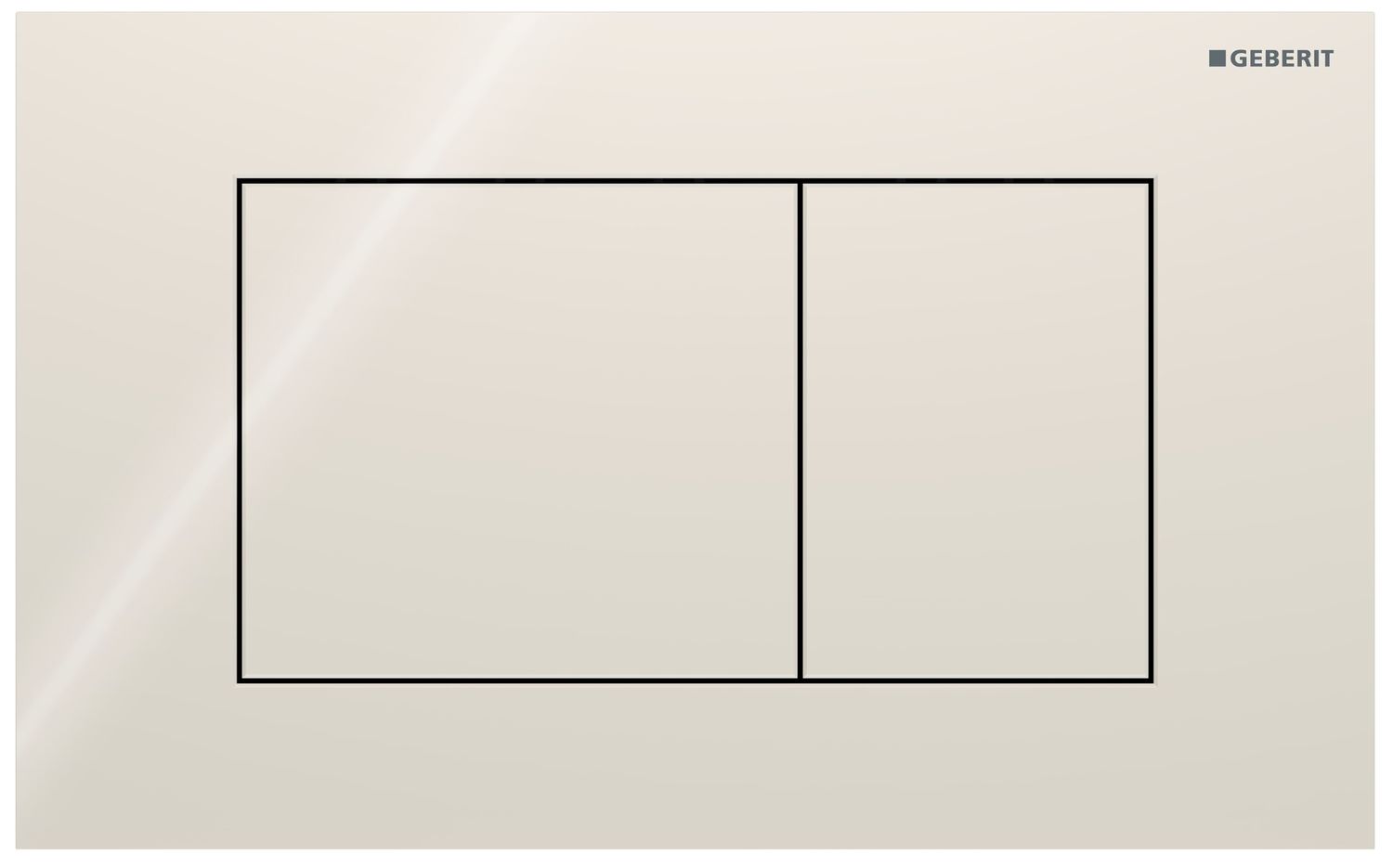 Geberit Sigma40 Trigger Plate square / Sand Grey