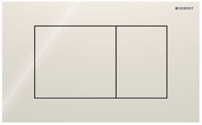 Geberit Sigma40 Trigger Plate square / Sand Grey