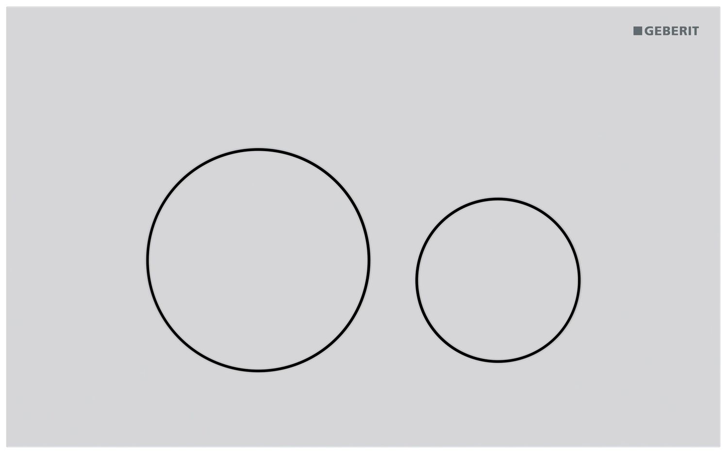 Geberit Sigma40 Actuation Plate / Matte White