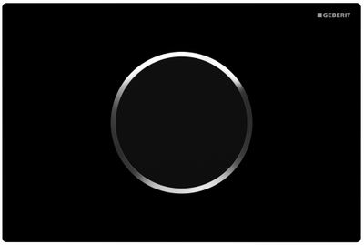 Plaque de déclenchement infrarouge Geberit Sigma10 électronique pour réservoir à encastrer Sigma 12 cm / Noir