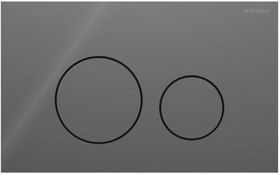 Geberit Sigma40 Flush Plate / Velvet Gray