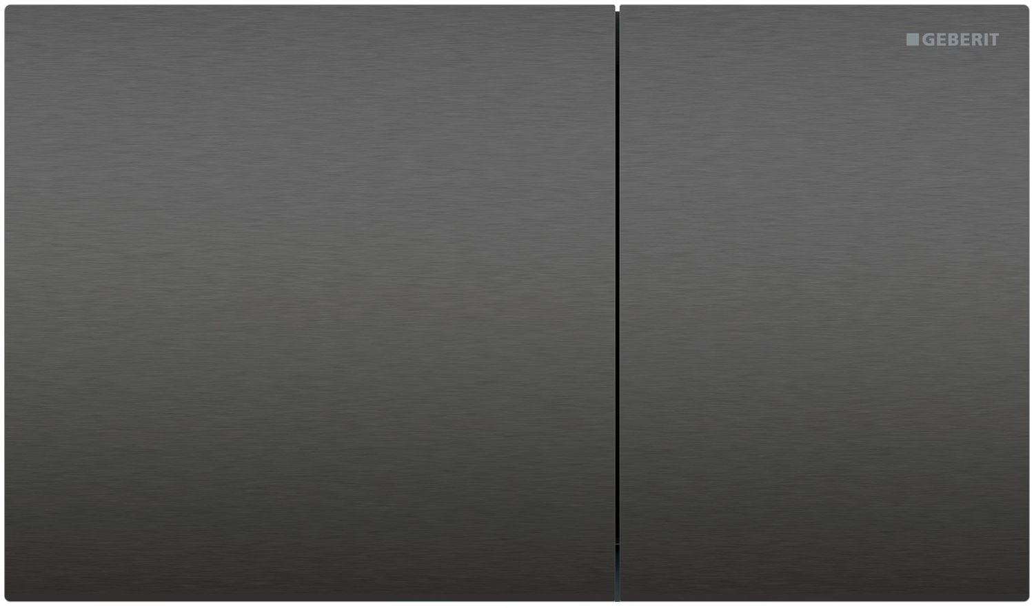 Plaque de déclenchement Geberit Sigma70 / Noir chromé brossé / Revêtement Easy Clean + Anti-Traces de doigt — vue 5