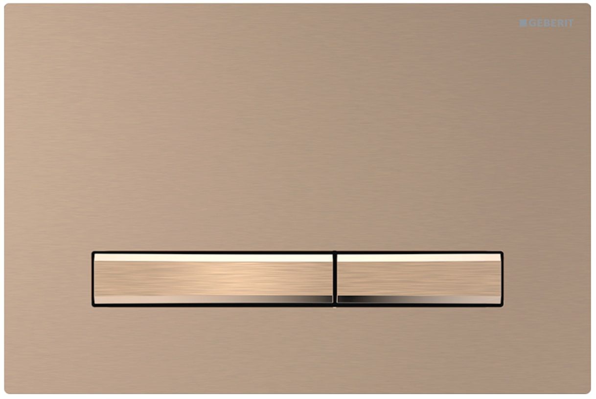 Geberit Sigma50 Actuator Plate / Brushed Rose Gold - Rose Gold