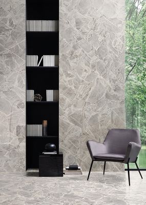 Grès cérame Tagina Luci D’oro Cenere brillant 60 x 120 cm, rectifié