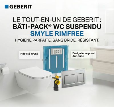 WCs et bâti-packs