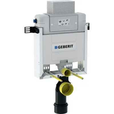 Geberit Combifix Alpha 12 cm Support Frame (Height 82 cm), for Installation in Masonry Walls