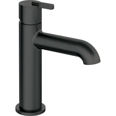 Deante Silia 110 Basin Mixer Without Waste in Matte Black
