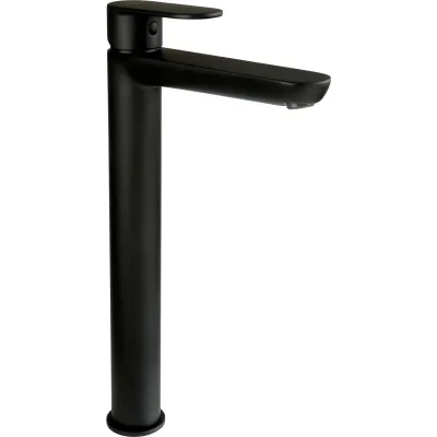 Raised Basin Mixer Deante Alpinia 273 without Waste in Matte Black