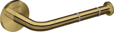 Porte-papier WC Axor Universel Circulaire en doré poli