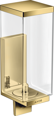 Distributeur de savon liquide AXOR Universel Rectangulaire en doré poli