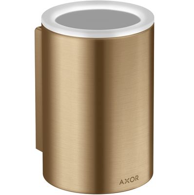Porte-brosse à dents AXOR Universel Circulaire en bronze brossé