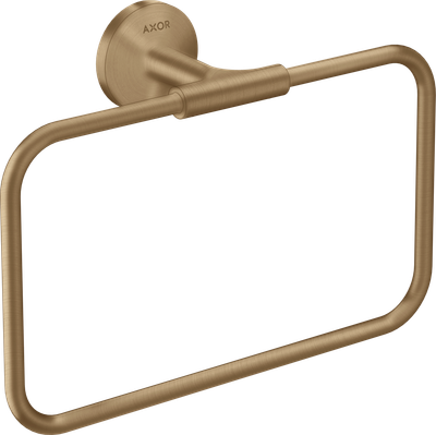 Anneau porte-serviettes Axor Universel Circulaire en bronze brossé