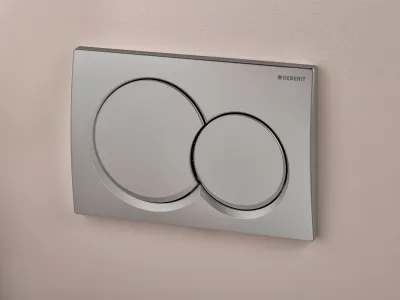 Alpha01 Round Flush Plate / Matte Chrome