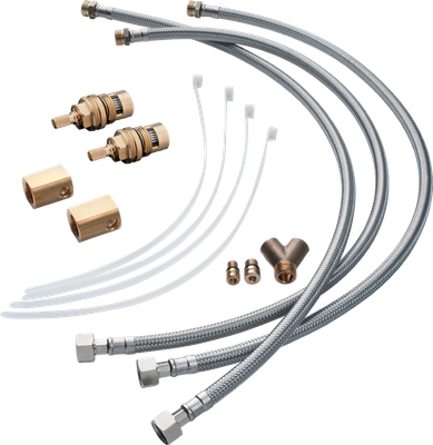 Set de rallonge pour mélangeur de lavabo encastré 3 trous