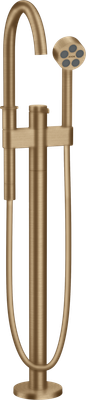Mitigeur de bain/douche AXOR One pour montage au sol en bronze brossé