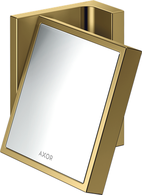 Shaving Mirror AXOR Universal Rectangular in Polished Gold