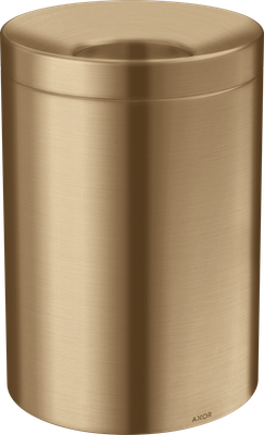 Poubelle AXOR Universel Circulaire en bronze brossé
