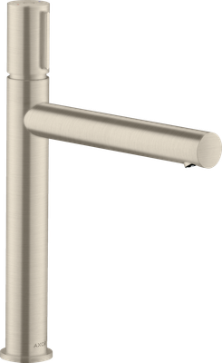 Mitigeur de lavabo AXOR Uno Select 200 avec bonde à écoulement libre  en nickel brossé