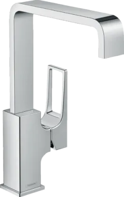 Hansgrohe Metropol 230 Basin Mixer with Loop Handle and Push-Open Waste Set