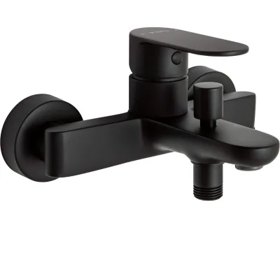 Bath/Shower Mixer Deante Alpinia in Matte Black