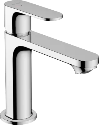 Mitigeur de lavabo Hansgrohe Rebris S 110 CoolStart avec tirette et vidage