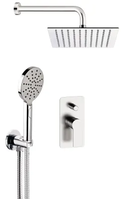 Remer Energy 300 mm Built-in Shower Set in Chrome Brass