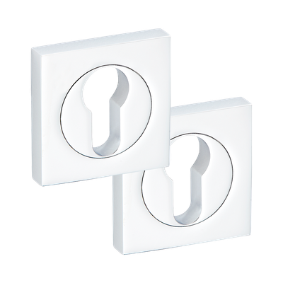 Entrée de clé pour cylindre européen chromé THG Paris ​- Collection "Genève"