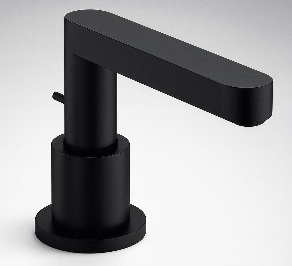 Bec Hansgrohe pour mélangeur sur bord de baignoire Finoris en noir mat