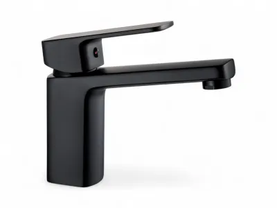 Mitigeur de lavabo Neo Maro 95 sans bonde en noir mat