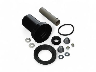 Geberit connection kit for wall-hung toilet, length 18.5 cm, with O-ring