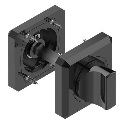 Ensemble condamnation / décondamnation PVD bronze brown THG Paris - Collection "Berlin"