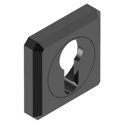 Entrée de clé pour cylindre européen PVD bronze brown​ THG Paris ​- Collection "Berlin"