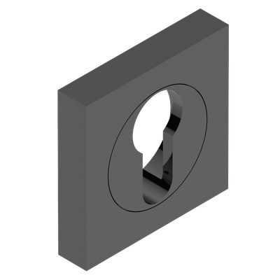 Entrée de clé pour cylindre européen PVD bronze brown THG Paris - Collection "New York"