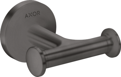 Crochet double Axor Universel Circulaire en noir chromé brossé