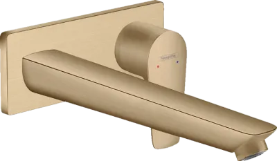 Mitigeur de lavabo encastré Hansgrohe Talis E 225 mm en bronze brossé