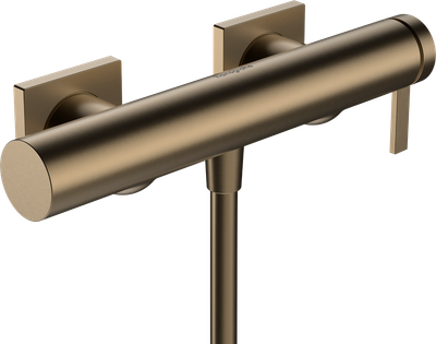 Mitigeur de douche Hansgrohe Tecturis E en bronze brossé